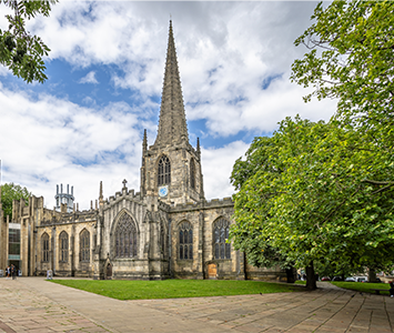 The historic Sheffield Cathedral
