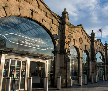 Sheffield train station offering residents access to the whole of the UK with ease.
