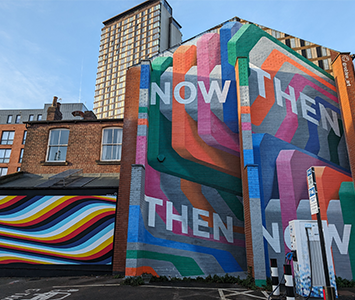 Street Art in the centre of Sheffield